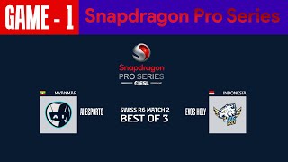 [GAME - 1] AI ESPORTS vs EVOS HOLY | Snapdragon PRO SERIES