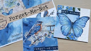 Forget Me Not Card Challenge And Freebies