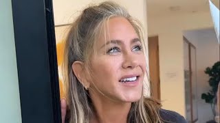 Jennifer Aniston Shows Off Her GRAY HAIRS