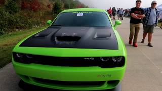 Dodge Challenger Hellcat Crazy Burnouts! 707 HP