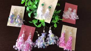 【100均DIY】100均材料だけでタッセルピアスを作り方(^-^)tassel DIY