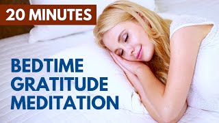 Bedtime GRATITUDE Meditation and Night Time SLEEP Affirmations