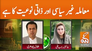 The case of Talal Chaudhry and Ayesha Rajab Ali is non-political and personal | GNN | 29 Sep 2020