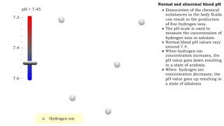 Normal and abnormal blood pH