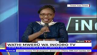 Mũrũgamĩrĩri wa ibindi #iNooroTV Catherine Wamuyu gũtarĩria mũrurumo mwerũ wa ibindi cia #iNooroTV