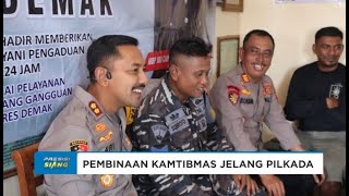 KAPOLRES DEMAK AJAK NELAYAN IKUT JAGA KAMTIBMAS JELANG PILKADA 2024