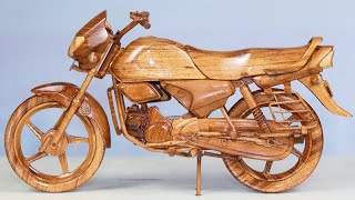 HERO HF DELUXE || How to Make Wooden Bike Model ||
