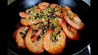 塔基锅无水蒜蓉粉丝虾 Garlic Shrimp with Green Bean Vermicelli Noddles (Taji Cast Iron Pot)【熊王的Happy Life】