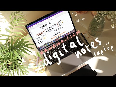 Handwritten Notes on Your Laptop: How to Set Up a Pen Tablet for Studying (Beginner Video)