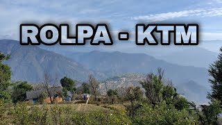 After so long, I captured the some during travelling by bus! || rolpa to ktm