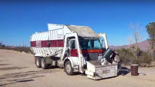 Burrtec - Manual Garbage Collection in the Mojave Desert