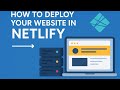 How to Deploy Your Website on Netlify | Full Step-by-Step Tutorial for Beginners (2025)