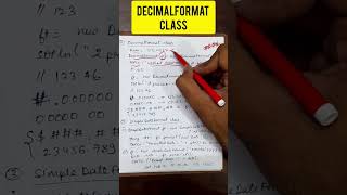 DecimalFormat class in Java #java #javaforbeginners #tutorial