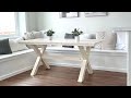 DIY X-Base Dining Table with Free Plans