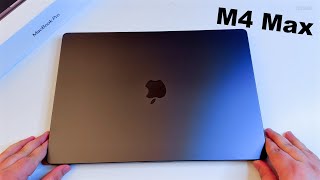 M4 Max MacBook Pro 16-inch Unboxing ASMR