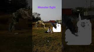 monster fight #shorts #youtubeshorts #monster #fight #fightscene #vfxshorts
