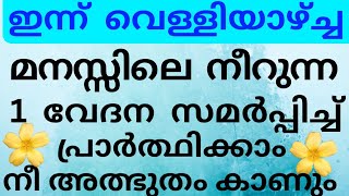 ഇന്ന് വെള്ളിയാഴ്ച്ച,മനസ്സിലെ നീറുന്ന 1 വേദന സമർപ്പിച്ച് പ്രാർത്ഥിക്കാം,നീ അത്ഭുതം കാണും/Jesus prayer