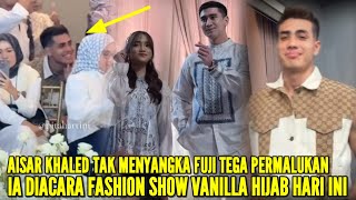 AISAR KHALED MENANGIS LIHAT FUJI DAN VERREL BRAMASTA MESRA GINI DIACARA FASHION SHOW VANILLA HIJAB