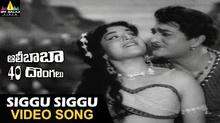 Alibaba 40 Donaglu Songs | Siggu Siggu Video Song | NTR, Jayalalitha | Sri Balaji Video