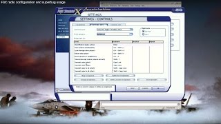 FSX radio configuration and superbug usage