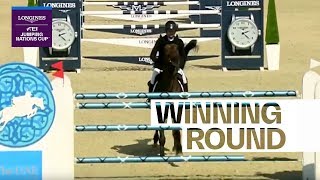 Samantha McIntosh had a beautiful winning run  | Abu Dhabi | Longines FEI Jumping Nations Cup™