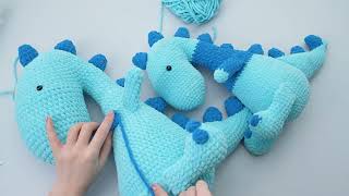 UnityStar Crochet Kit for Beginners - Dinosaur Crochet Tutorial