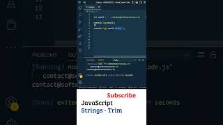 JavaScript in Telugu: JavaScript Strings ( Trim Method ), Javascript Tutorial For Beginners, JS