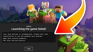 how to fix “Your Java Runtime is incompatible” error