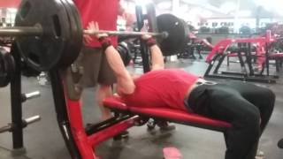 Bench 315 x 3 @ 165 lbs.