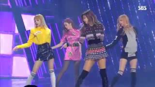 《Goodbye Stage》 BLACKPINK 블랙핑크 PLAYING WITH FIRE 불장난 인기가요 Inkigayo 20161211   10Youtube com