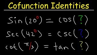 Cofunction Identities Examples & Practice Problems Trigonometry