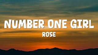 ROSÉ - number one girl (Lyrics Video)