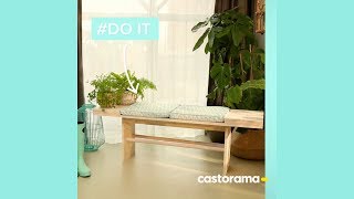 DIY : fabriquer un banc en bois - Castorama