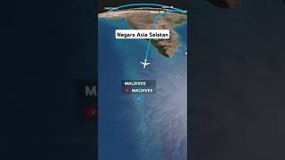 Keliling Asia Selatan #airplane #travel #trending #shorts #world #maps #airport #global #aviation