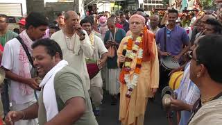 HH Kadamba Kanana Swami - Mauritius Ratha Yatra 06.10.2018