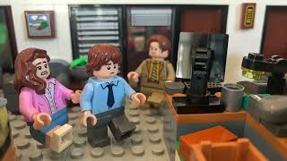 The Office Fire Drill! LEGO Stop Motion