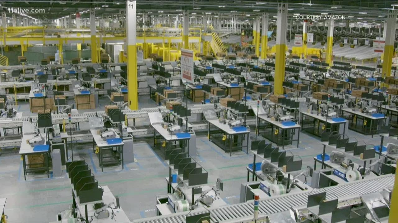 Hiring Underway For Massive Amazon Fulfillment Center - YouTube