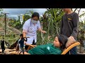 Single mother with low blood pressure, two kind brothers carried her to the doctor-lý tiêu la