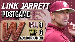 FSU Baseball | Link Jarrett interview | 9-6 win over Wake Forest in ACC semifinals | Florida State