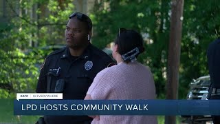 Lafayette Police Department hosts community walk