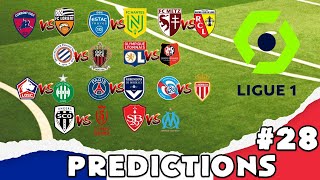 2021/22 Ligue 1 Predictions - Matchday #28