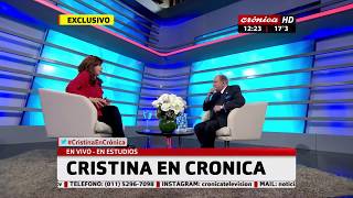 Cristina en Crónica con Chiche Gelblung - Entrevista completa