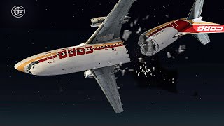 Boeing 737 Breaks Up in Mid-Flight | Disintegrating and Falling Apart Over Central America