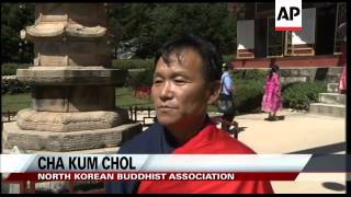 Buddhist monks from 2 Koreas hold joint service