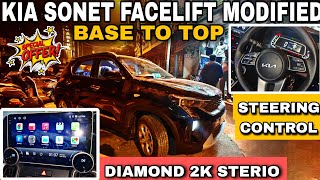 2024 KIA SONET BASE MODEL MODIFIED WITH PRICING✅ | KIA SONET MODIFICATIONS✅#ytshorts #kiasonet #yt