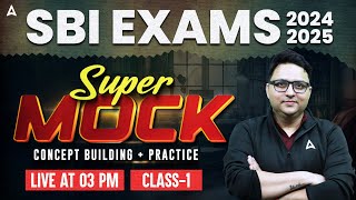 SBI Clerk 2024-25 | SBI Clerk English Super Mocks (Concept Building + Practice)