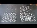 simple sikku kolam with 4x4 dots easy sikku kolam small sikku kolam rangoli kolam sikku kolam