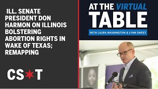 Ill. Senate President Don Harmon on Illinois bolstering abortion rights in wake of Texas; remapping