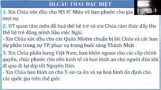 CẦU NGUYỆN SÁNG-HT ÂN ĐIỂN 18/01/2025