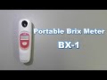 [1m40s] Portable Brix Meter BX-1, Kyoto Electronics Manufacturing Co., Ltd